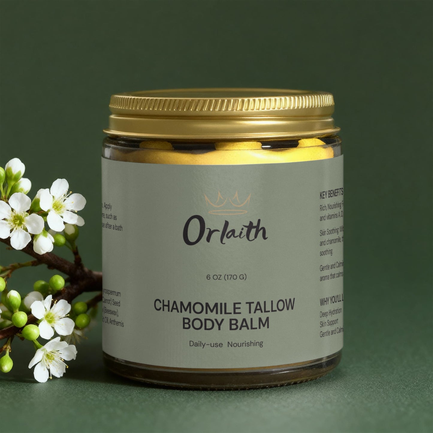Chamomile Tallow Body Balm
